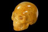 2" Polished Yellow Aventurine Skulls  - Photo 4